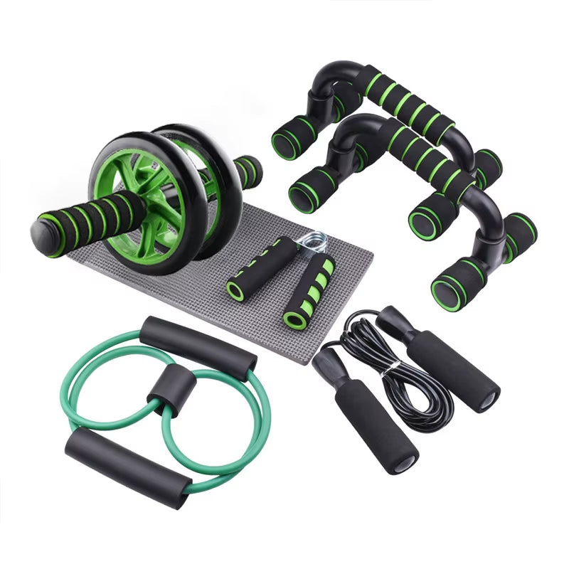 7Pc Push-Up Combo Set Multi-Functional Abdominal Wheel Comprehensive Trainer Fitness Seven-Piece Set