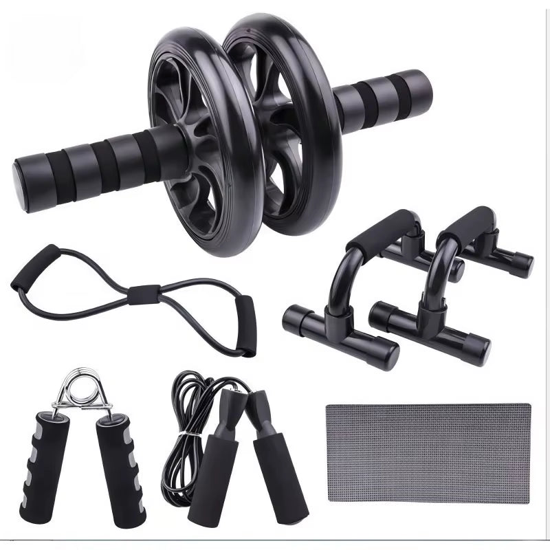 7Pc Push-Up Combo Set Multi-Functional Abdominal Wheel Comprehensive Trainer Fitness Seven-Piece Set